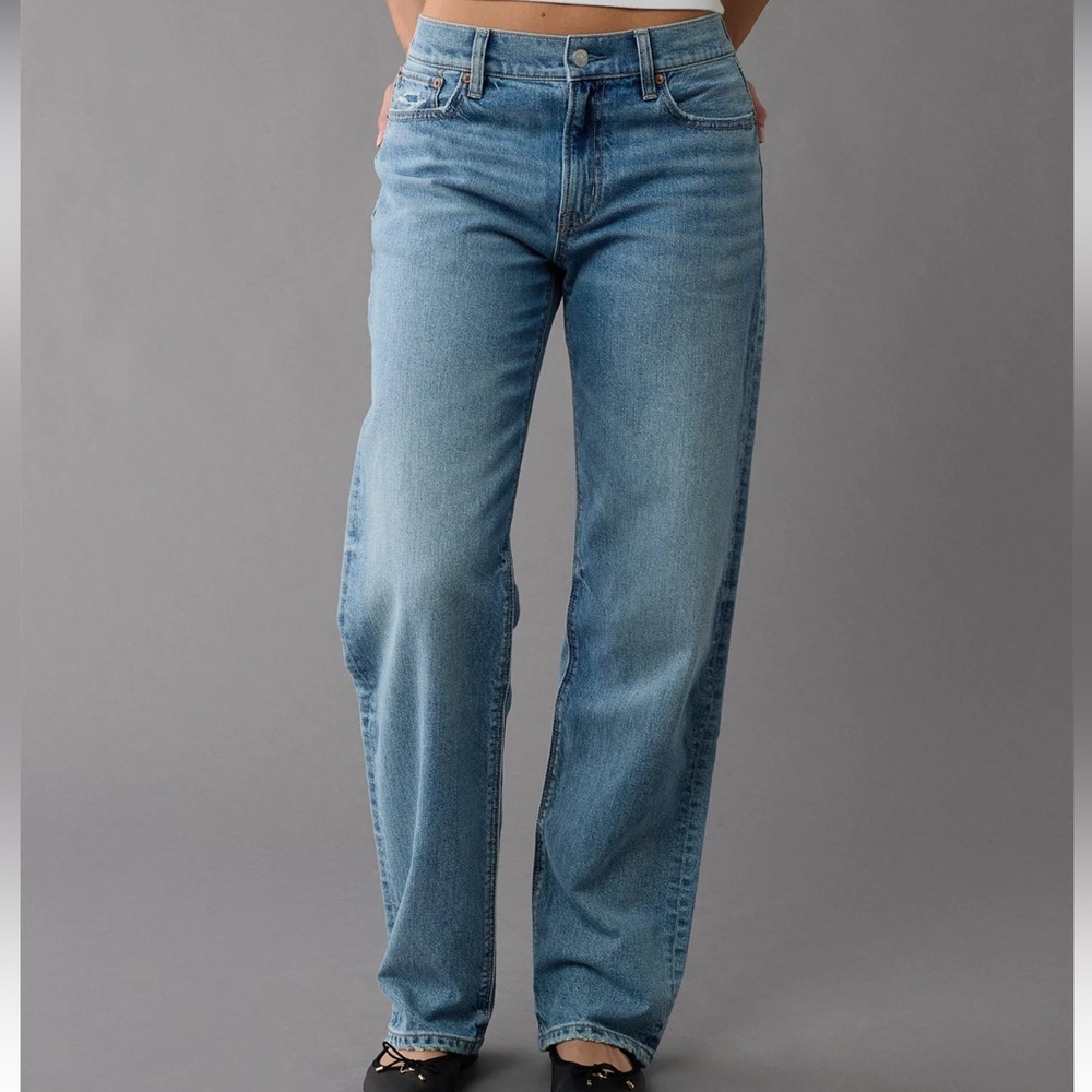 Classic Blue Straight Leg Jeans